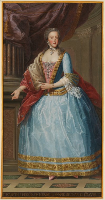 Portrait of Elisabetta di Lorena by Unbekannt Unbekannt